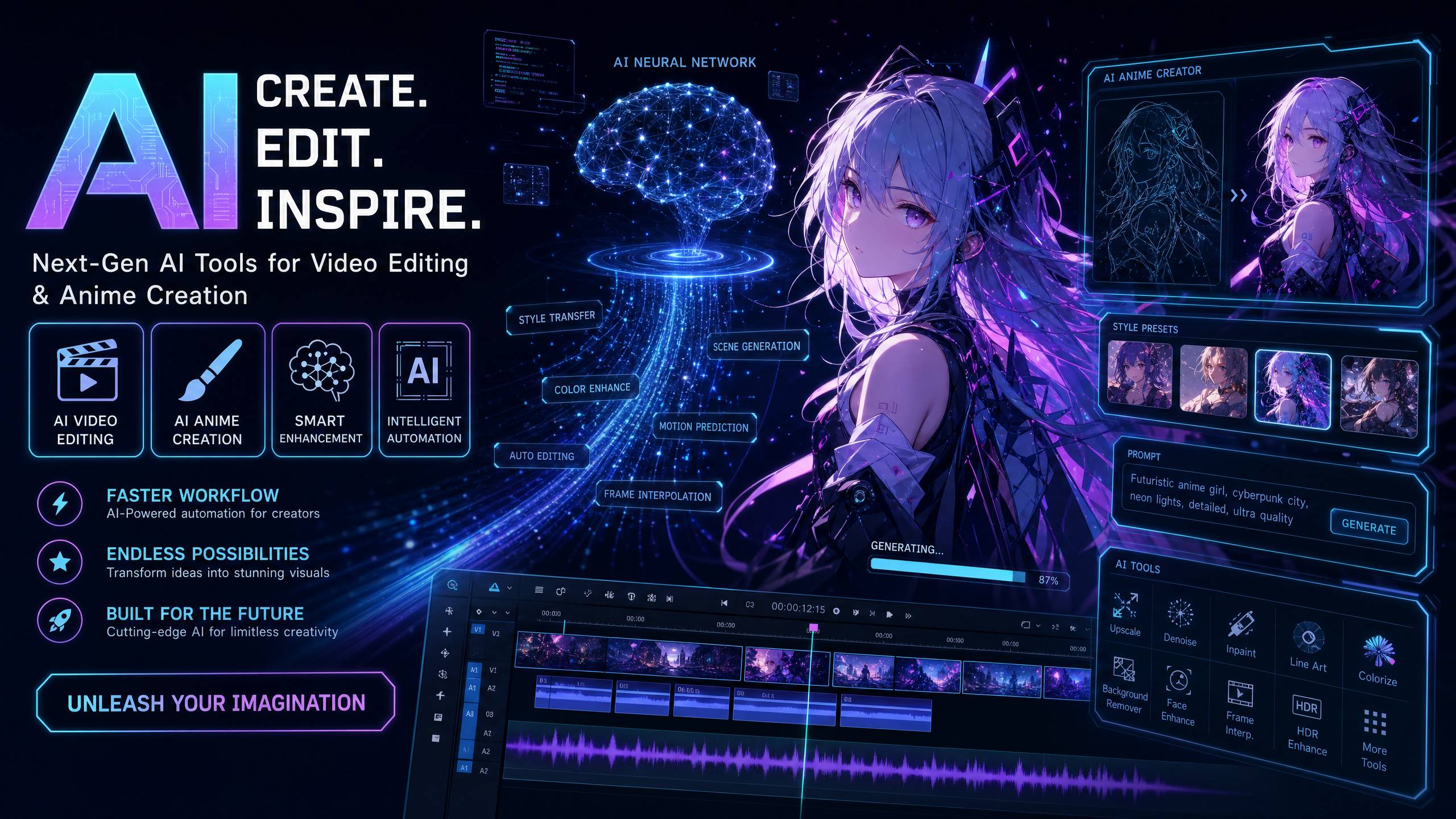 陈美娇AI动漫创作工具平台